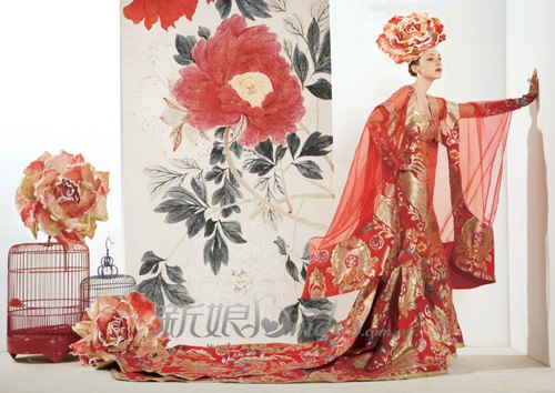 美艷至極 中式婚紗