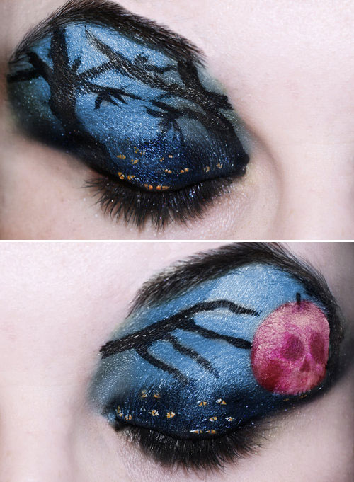 眼妝演繹迪斯尼經典動畫 超贊想象力