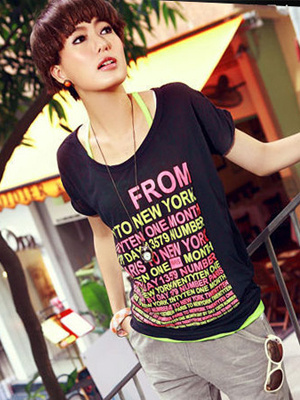 6款撞色衫輕松搭出明星范兒