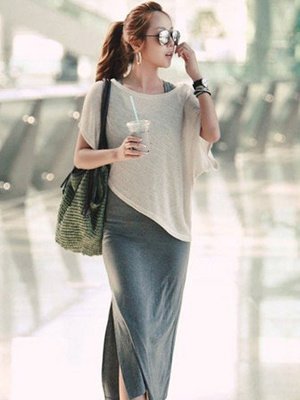 寬松T恤讓你輕松變身骨感美女