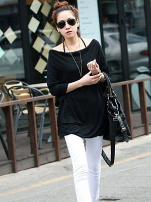 寬松T恤讓你輕松變身骨感美女