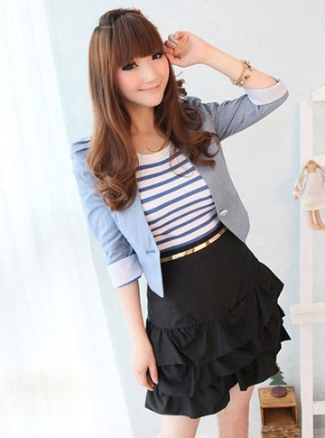 早秋扮靚搭配 小西裝人氣高