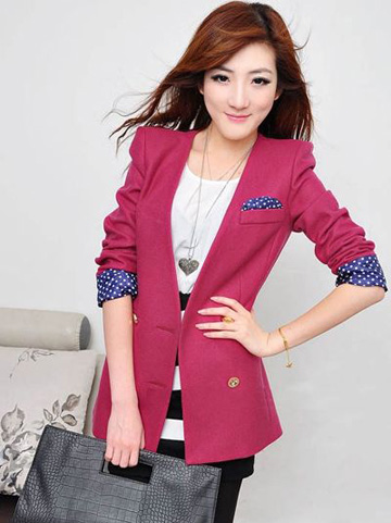 早秋扮靚搭配 小西裝人氣高