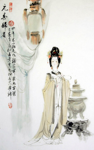 神韻青古 紅樓女子