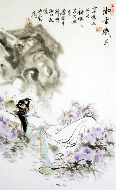 神韻青古 紅樓女子