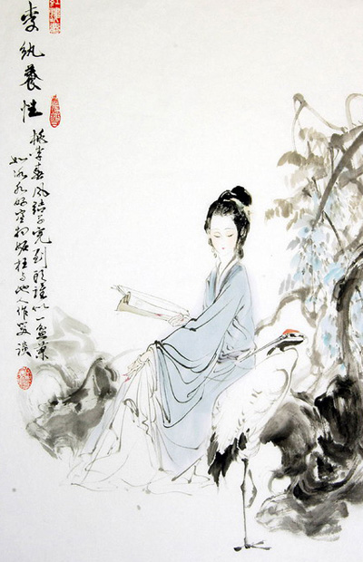 神韻青古 紅樓女子