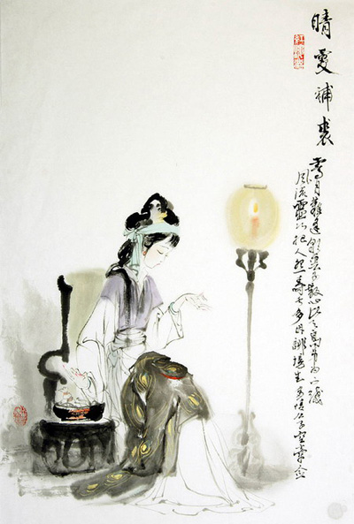 神韻青古 紅樓女子