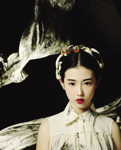 豆瓣美女張辛苑時尚寫真服飾賞