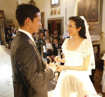 劉璇王弢美國完婚 盤點2011年幸福一對的明星