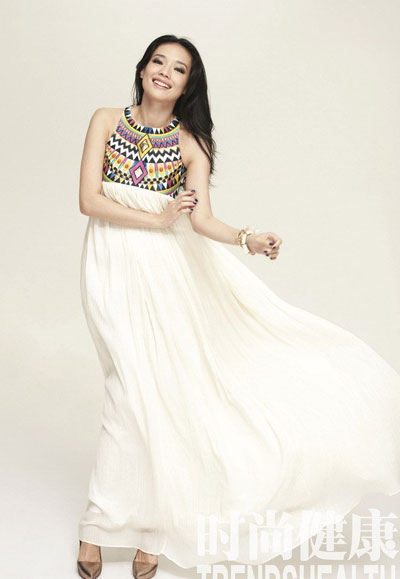 舒淇獻身時尚 抹胸短裙盡顯妖嬈嫵媚本色