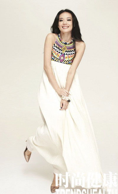 舒淇獻身時尚 抹胸短裙盡顯妖嬈嫵媚本色