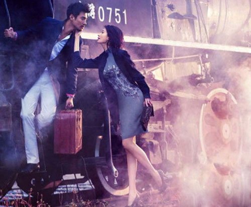 林志玲摩登優雅的旗袍誘惑