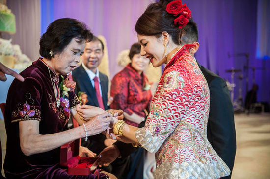 最美中式裙褂見證林丹謝杏芳良緣