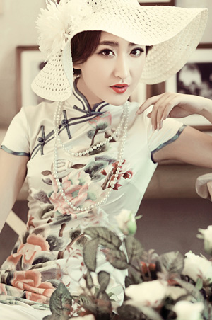 旗袍發型圖片集錦 圖解最美10款旗袍發型