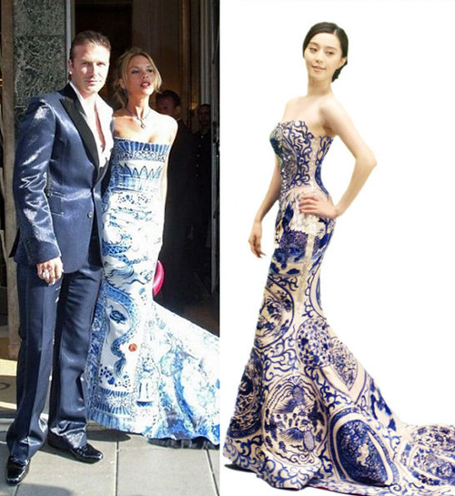 劉曉慶青花泡泡禮服再扮嫩 “中國風(fēng)”驚艷盛典