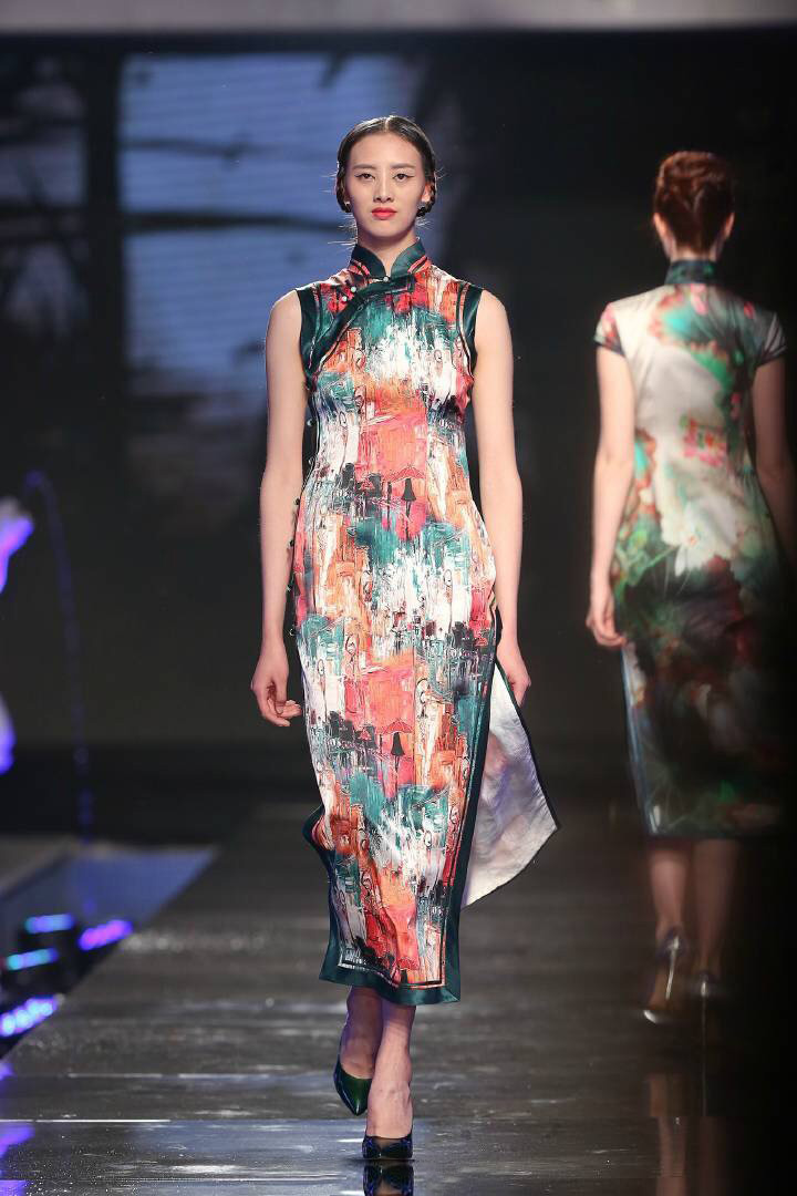 荷言旗袍亮相BASIC EDITION東方神韻時尚慶典