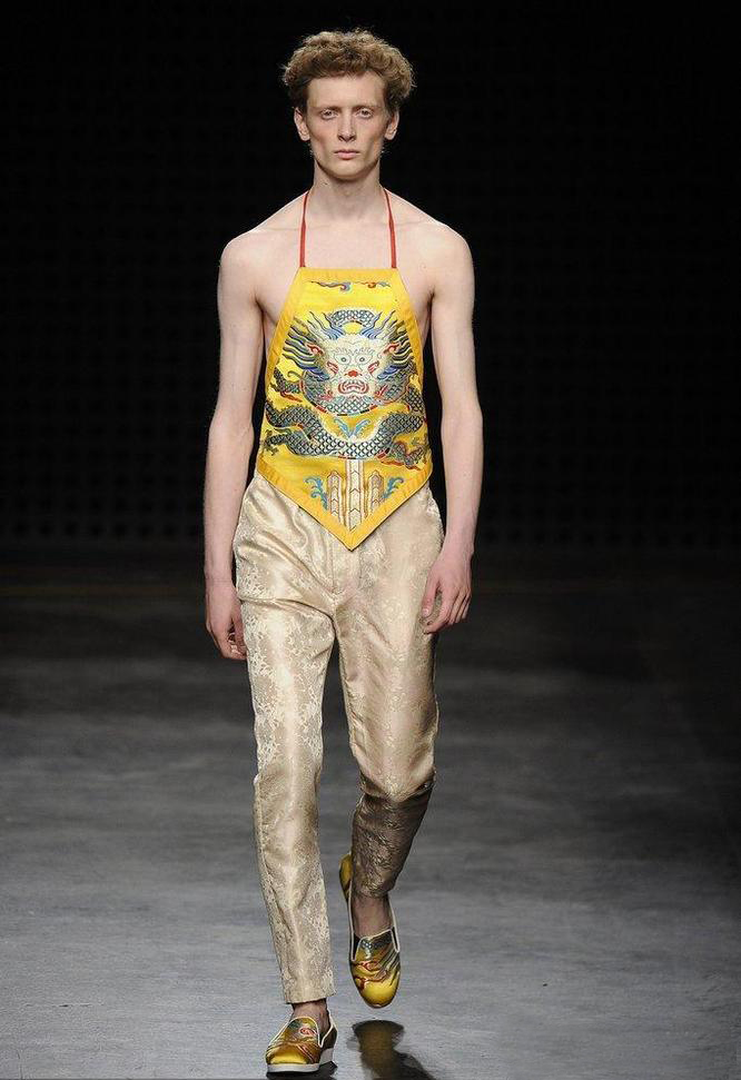 倫敦2016春夏時裝周上演男裝重口“gay蜜”范兒